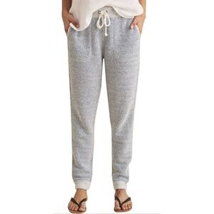 Faherty Brand Blue Seabrook Jogger Textured Knit Lounge Pants Womens Medium
